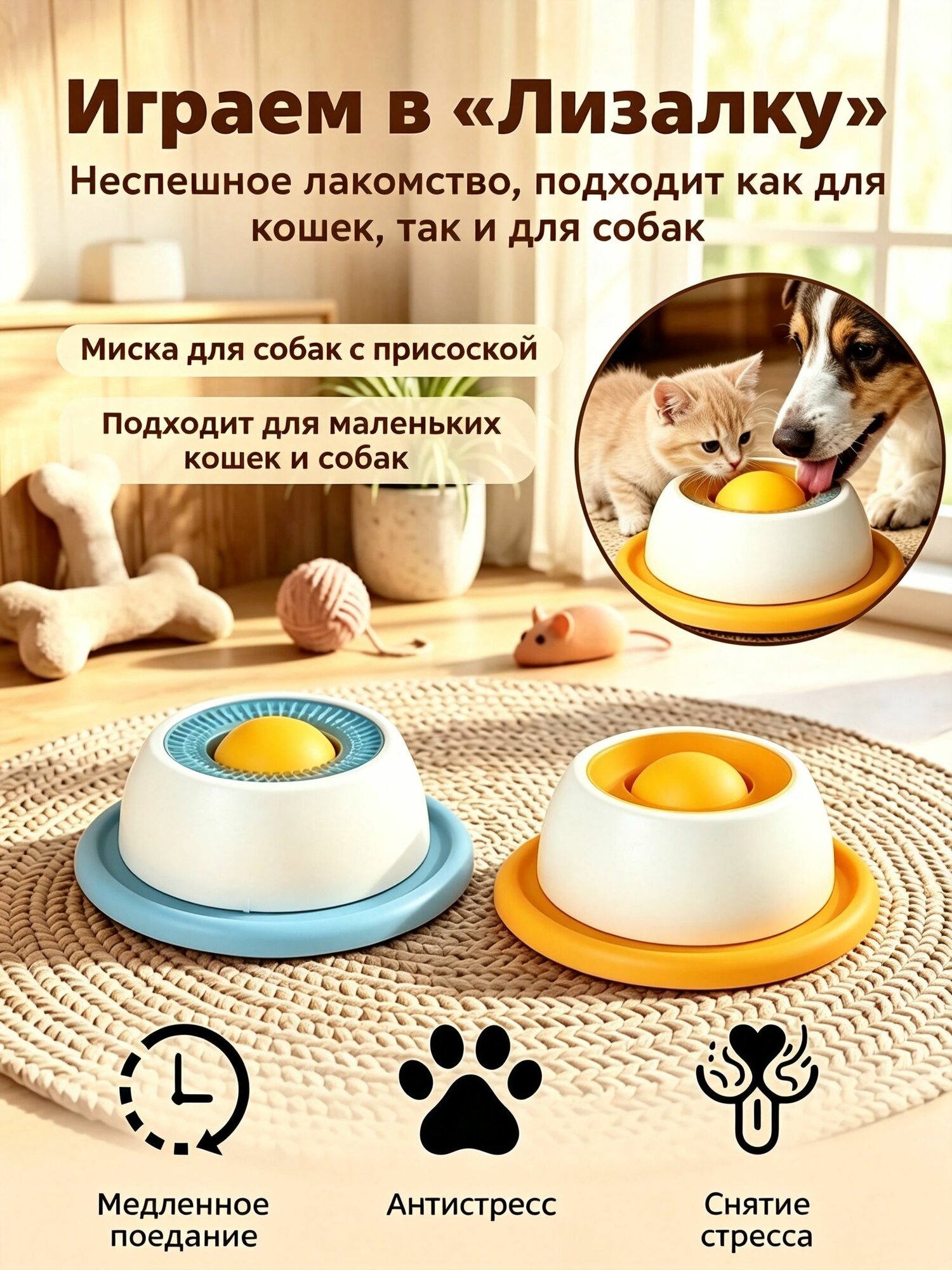 Слизевые прокладки для собак и кошек/slow food, очищают язык, снимают стресс, особенно подходят для кошек