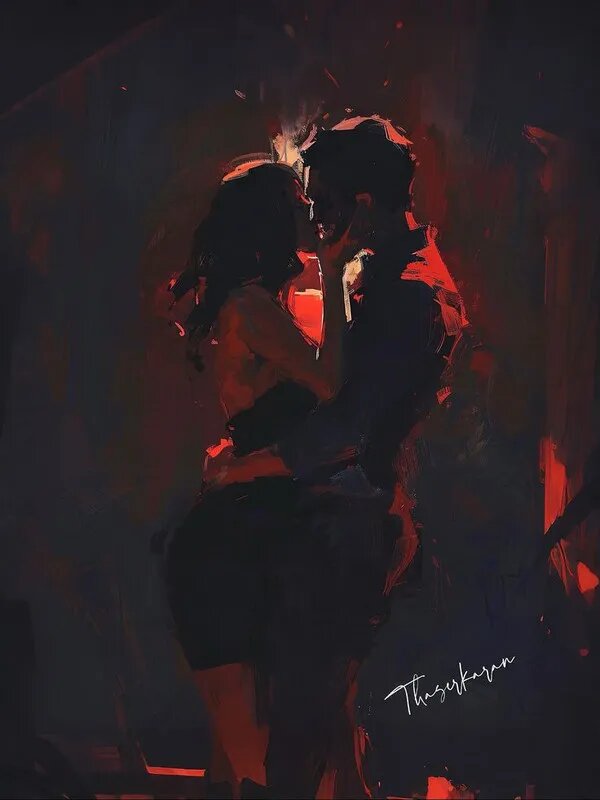 Картина по номерам на флизелиновом холсте с изображением любви, 40x60 см, акрил, 24 цвета