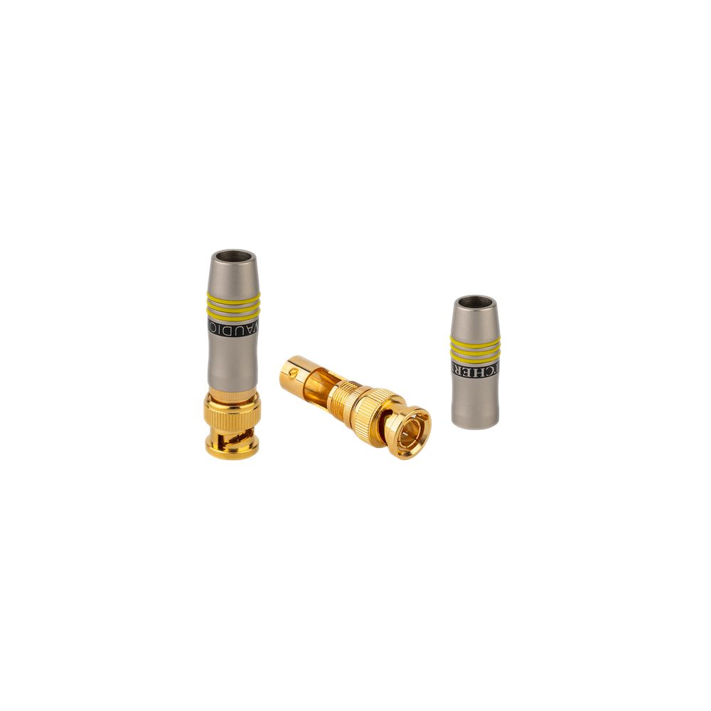 Аудио разъем Tchernov Cable BNC Plug OEM (желтый)