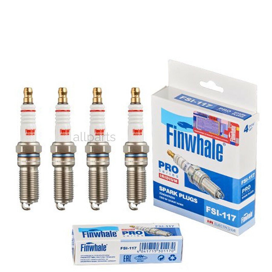 FINWHALE FSI117 свеча зажигания IRIDIUM 1ШТ. FOCUS I / C-MAX II / FIESTA VI / FOCUS III / MONDEO IV MAZDA 5 /