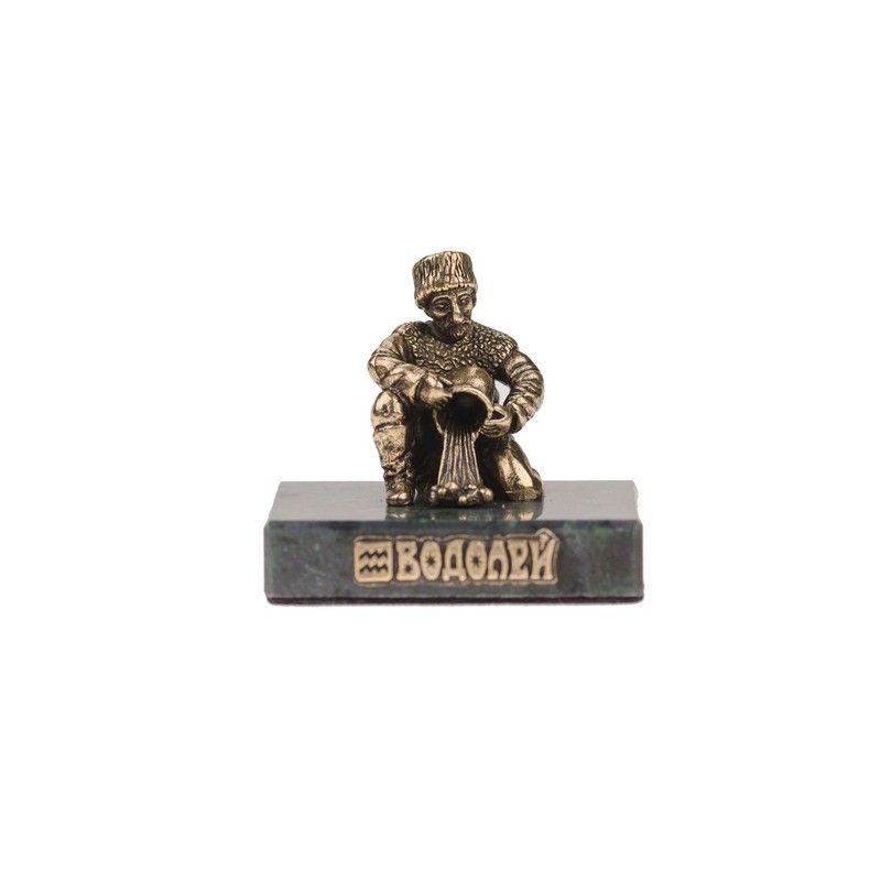 Статуэтка Знак зодиак Водолей на камне (ВхШхД 4см./5см./5см.)