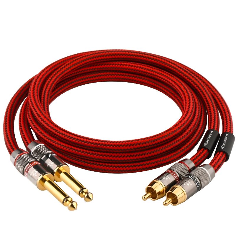 Аудиокабель ATAUDIO Dual 6.5 на 2RCA 2m