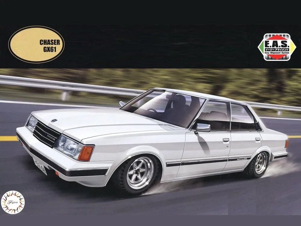 Сборная модель Toyota Chaser GX61 Avante Twincam 24 E.A.S. 1/24