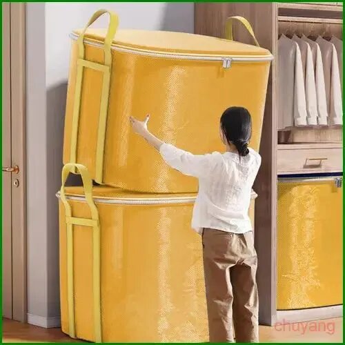 Коробка для хранения длина 75 см, ширина 60 см, высота 80 см, 1 шт, abs пластик, оранжевый