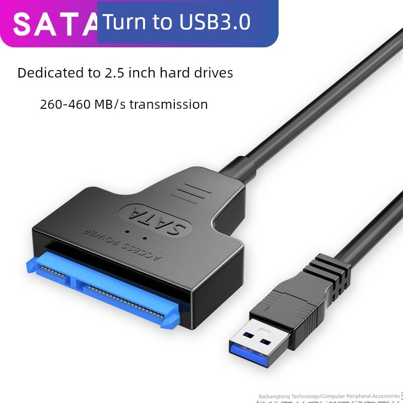 USB 3.0 Улучшенный адаптер кабель для SATA без разъема питания для 2.5-дюймовых жестких дисков и SSD, быстрая передача