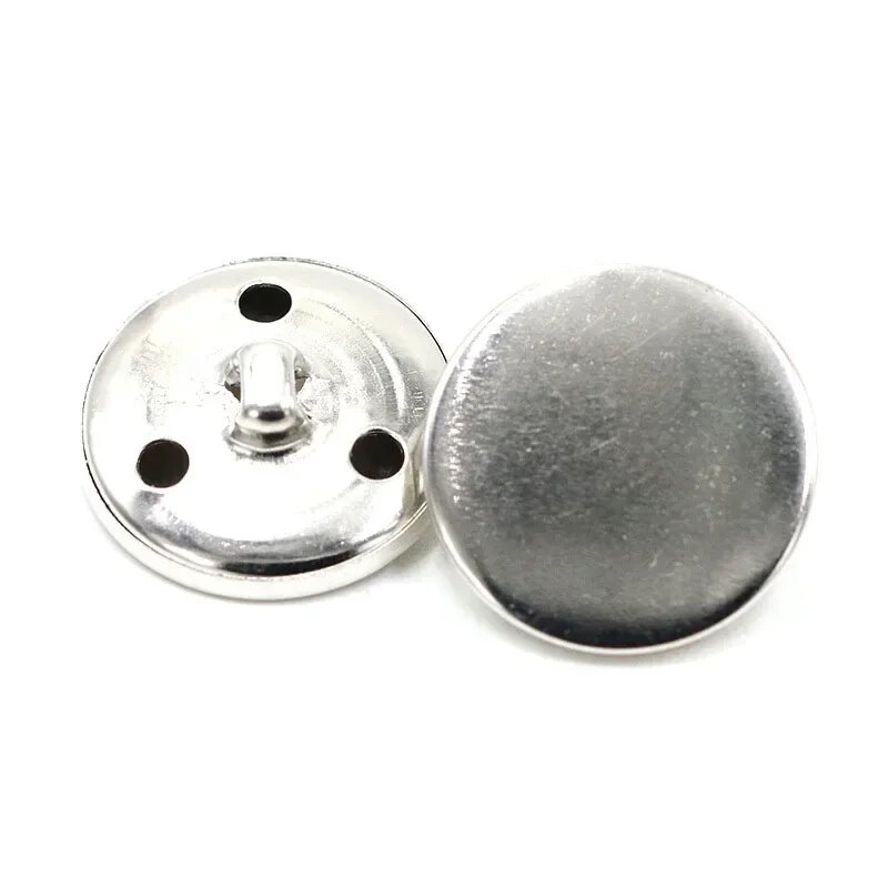 Металлические пуговицы Meetee винтажные MT100-Silver