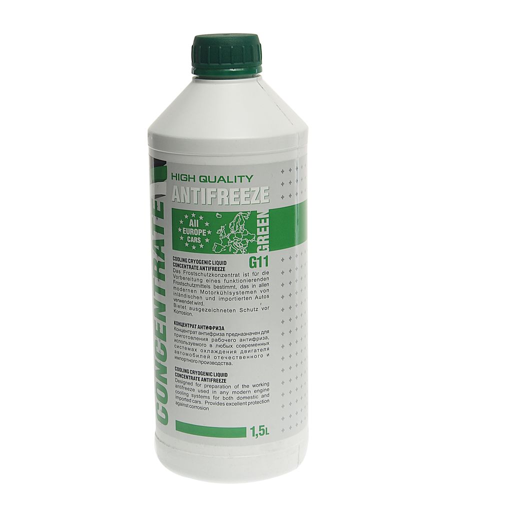 Антифриз зеленый -65C концентрат 1.5кг G11 Prolonger HOAT FELIX