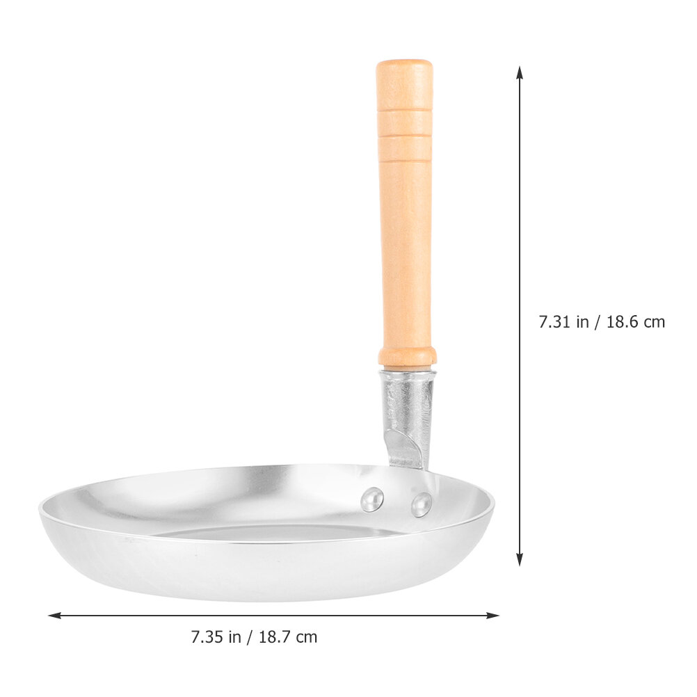 Японская Сковорода Для Яиц И Омлетов Серебристый Цвет 18.70X18.70X18.60Cm