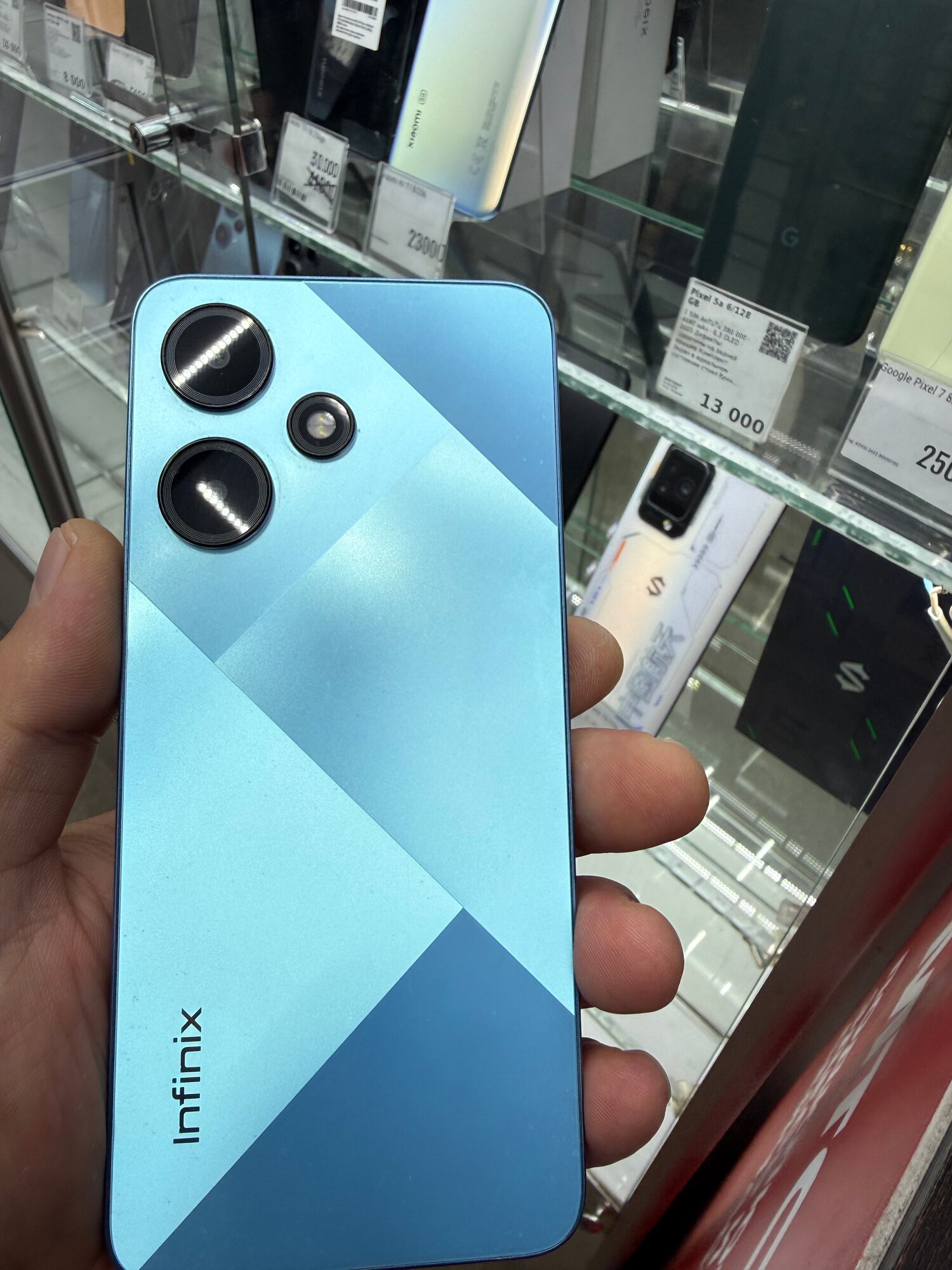 Смартфон Infinix Hot 30i 8/128 ГБ, синий, Б/У