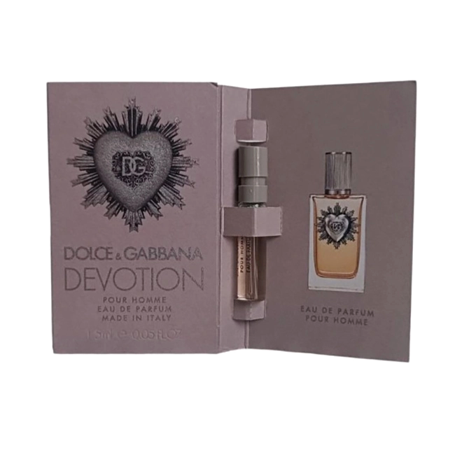 Сэмпл парфюма Dolce Gabbana Devotion Pour Homme 1.5 / Парфюмерная вода Дольче Габбана Девотион Пур Хом пробник