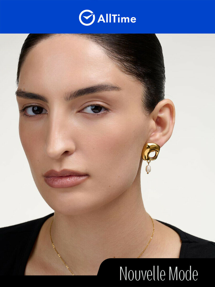 Серьги с подвесками Nouvelle mode, жемчуг культивированный