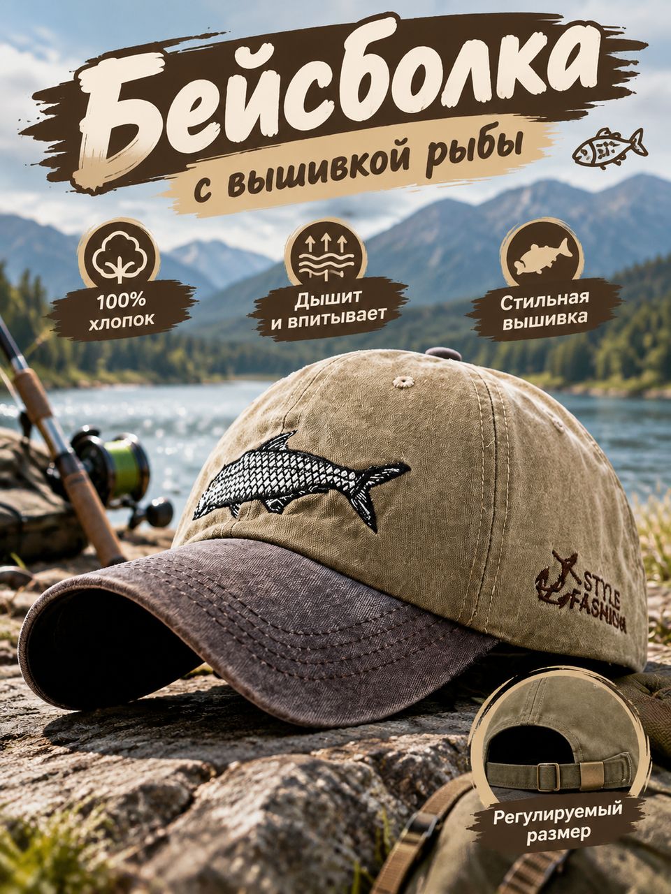 Бейсболка  Базовая коллекция для мужчин