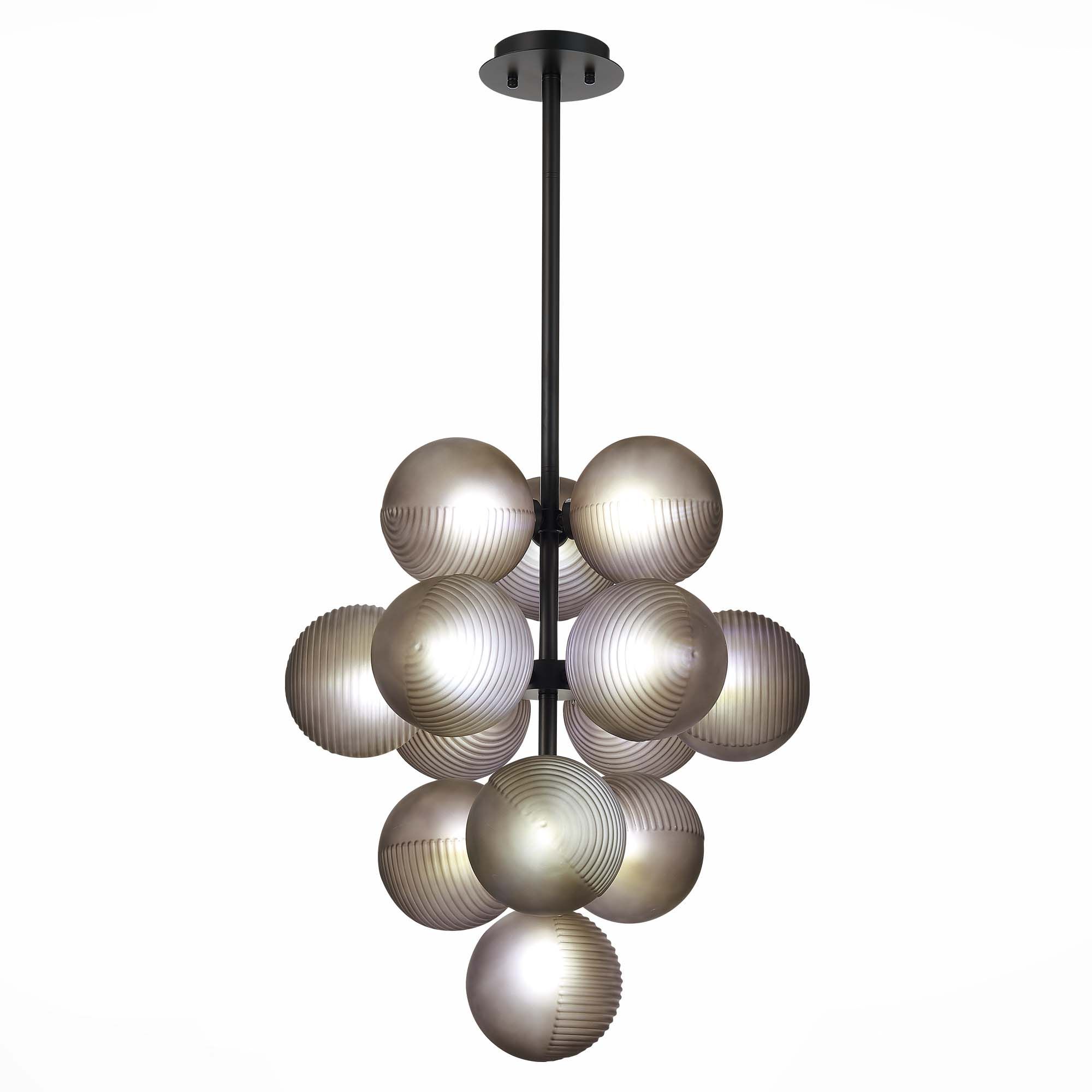 Люстра подвесная, подвес ST Luce Черный/Дымчатый G9 13*5W SL1184.403.13