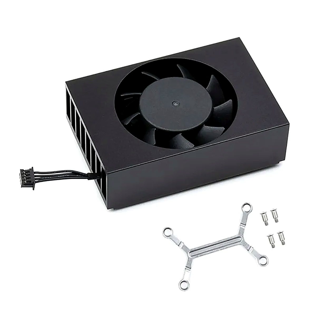 (1 шт.) Вентилятор и радиатор охлаждения для модуля NVIDIA Jetson Xavier NX, 5В