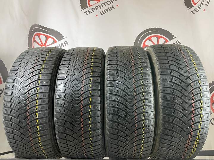 Комплект (4 шт) зимних БУ шин шипованные Michelin X-Ice North 2 265/65 R17 50% износ