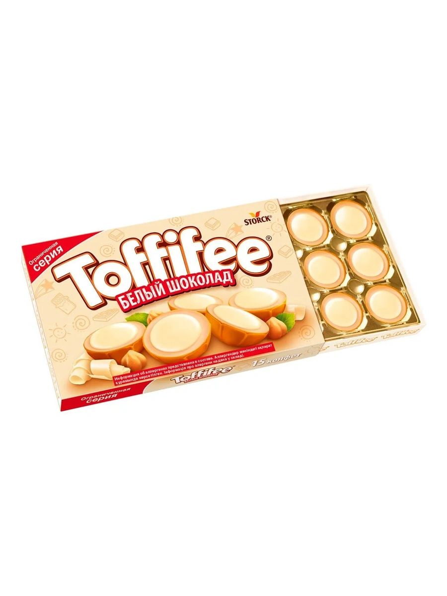 Набор конфет Toffifee Белый шоколад 125г