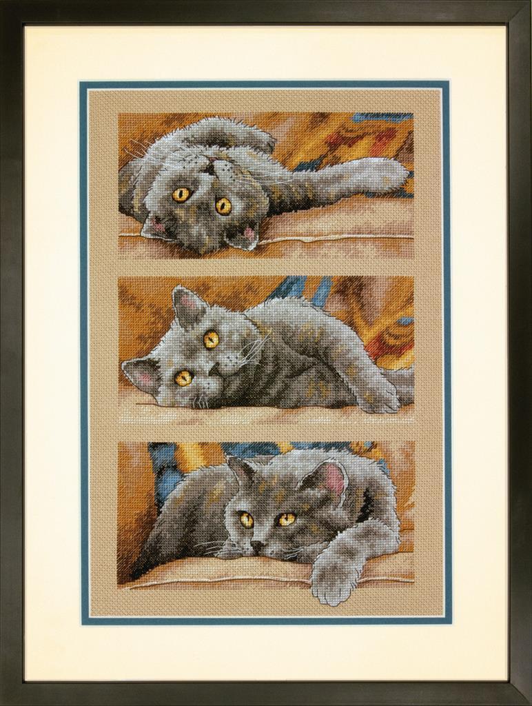 70-35301 Набор для вышивания крестом DIMENSIONS Max the Cat "Кот Макс"
