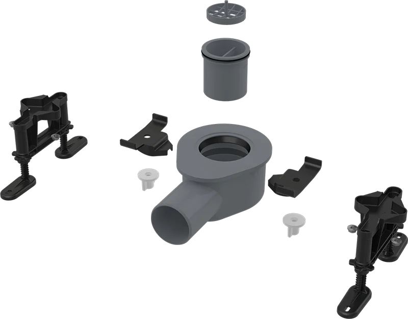 Сифон Alcaplast серый APZ-S9