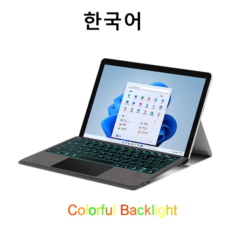 AJIUYU магнитная подсветка клавиатура для Microsoft Surface Go 3/2/1