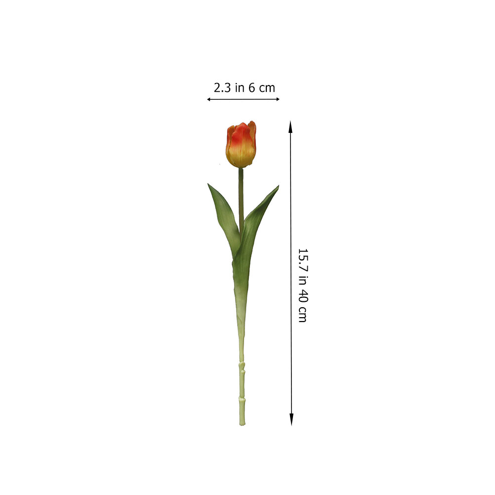 4 Штуки Дurable Тюльпаны Искусственные Цветы Для Декора Дома 40X6Cm