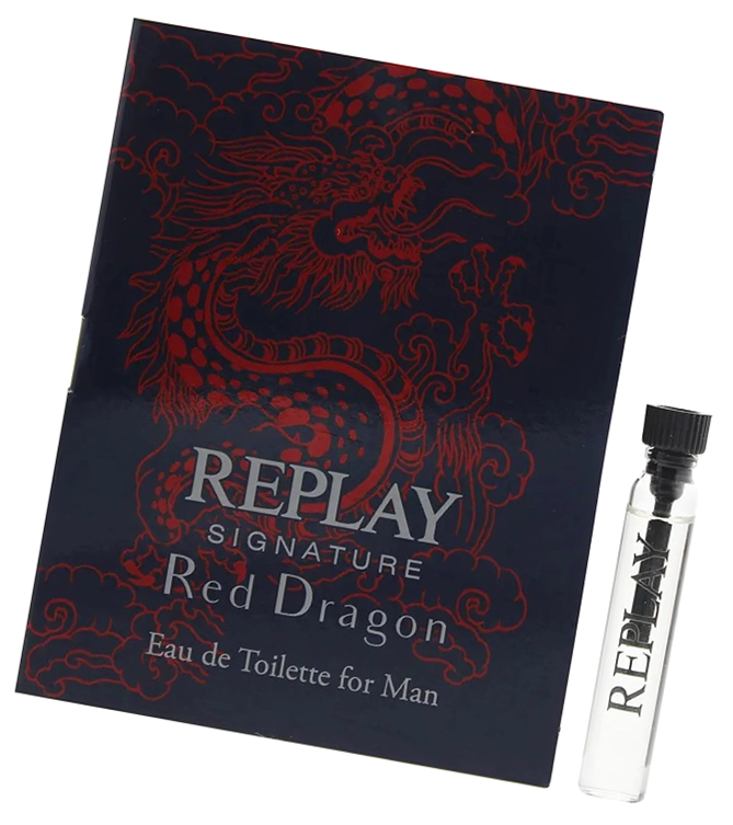 Мужской сэмпл туалетной воды Реплей Ред Дрэгон 2 мл - Replay Signature Dragon