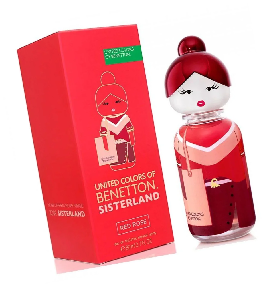 Аромат Benetton Sisterland Red Rose 50 мл женский - Бенеттон Систерленд Ред Розе