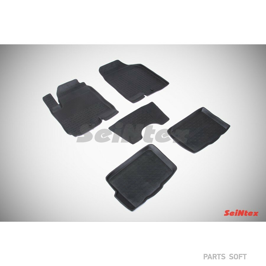 Коврики KIA SOUL 2009-2014 с выс. бор (код7 №82568) от официального дистрибьютора, SEINTEX, артикул 82568