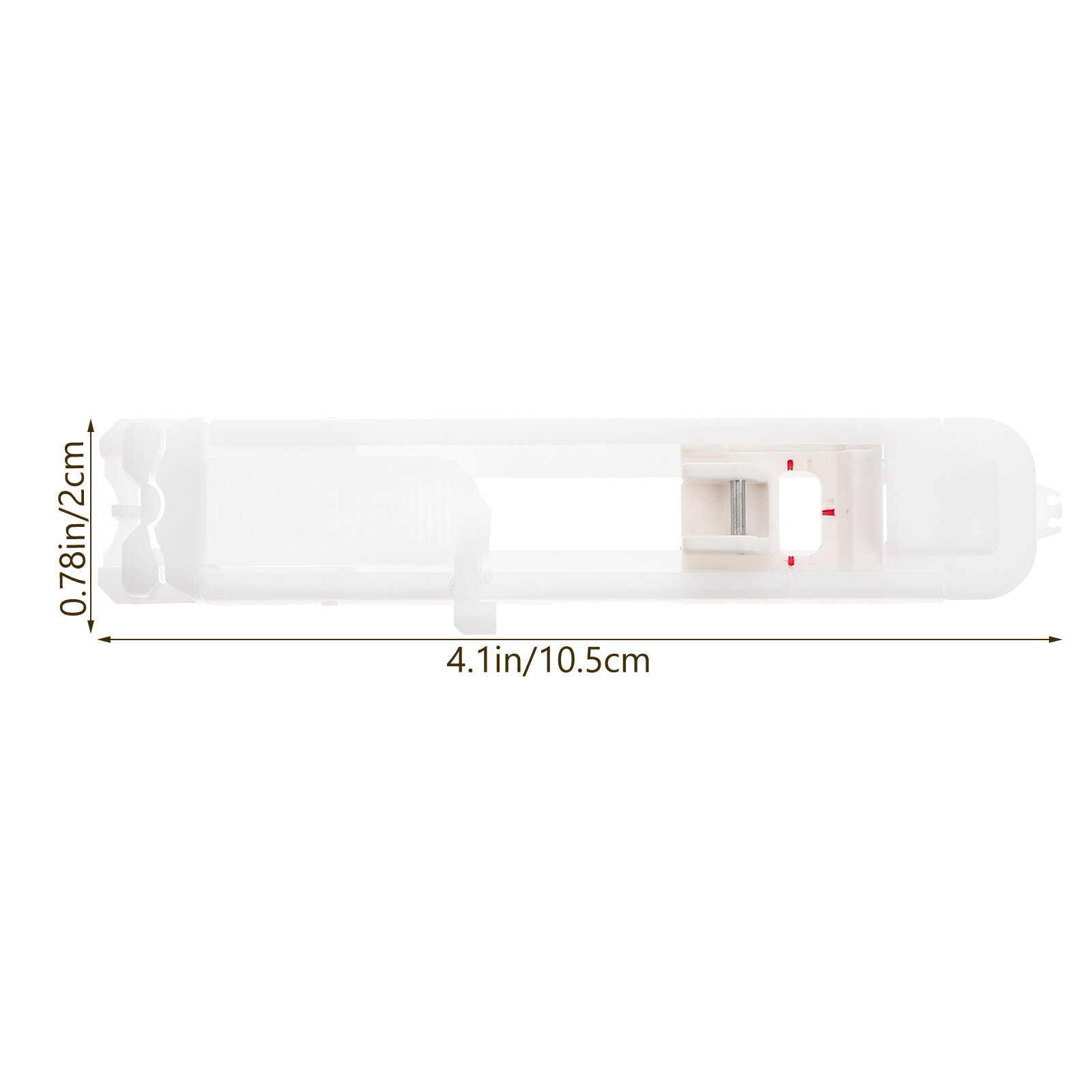 Лапка Для Шитья Отверстий Под Кнопки Размером 10.5X2X0.5CM Белый Цвет