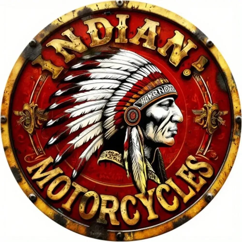 Металлическая ретро вывеска