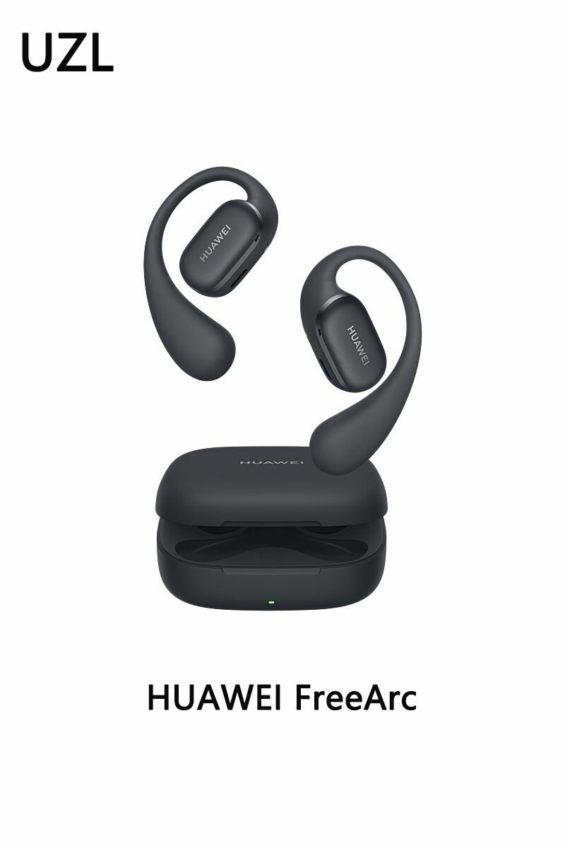 HUAWEI Наушники беспроводные с микрофоном Huawei FreeArc, USB Type-C, черный