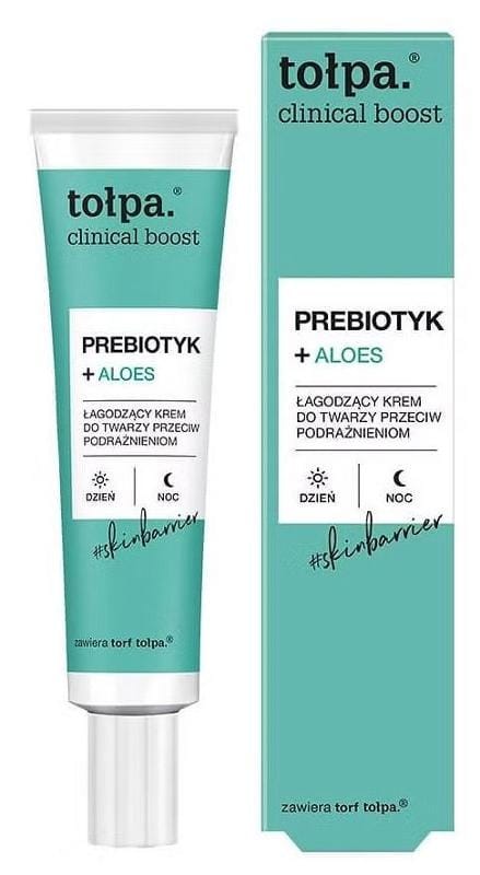 Крем для ухода за кожей TOLPA Clinical Boost пребиотик и алоэ, успокаивающий, 40 мл