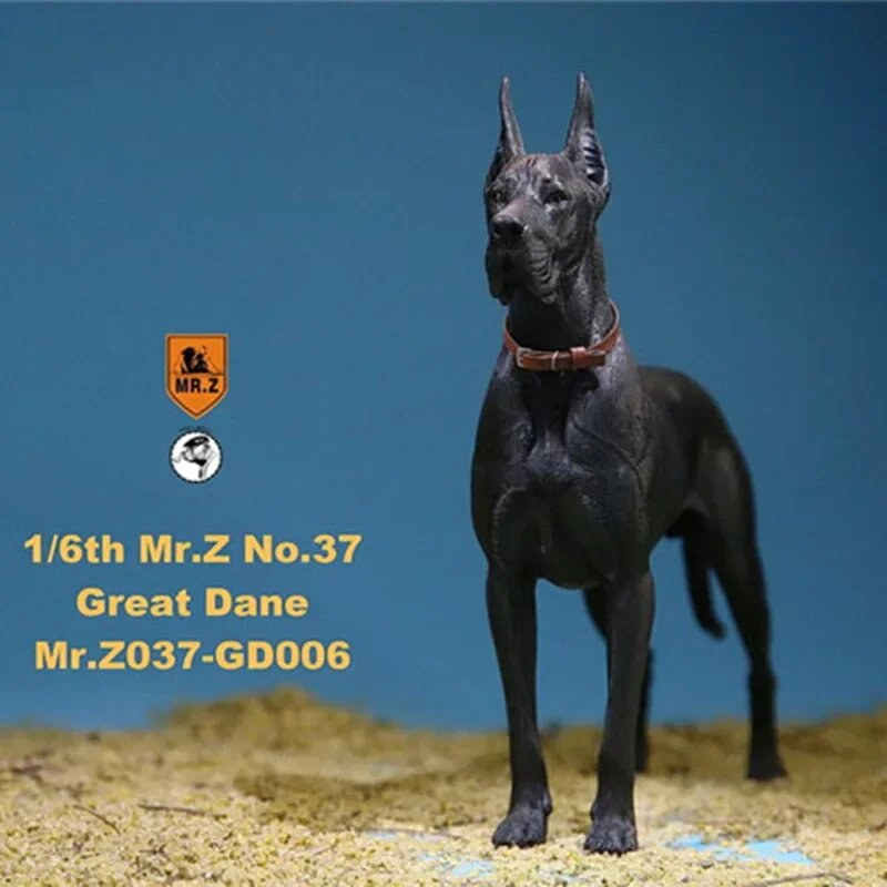 Фигурка дога Mr.Z 1/6, черный, Mr.Z037-GD006