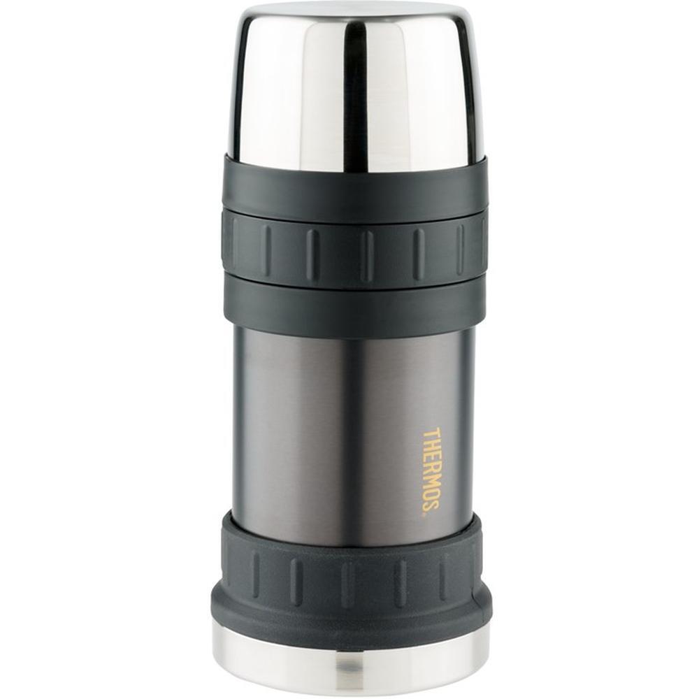 Thermos Термос 0.47 л, холод 12 ч, тепло 7 ч, для еды, вакуумный, серебристый