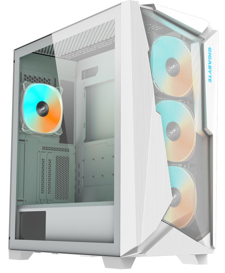 Корпус GIGABYTE MIDITOWER ATX W/O PSU GB-C301GW белый