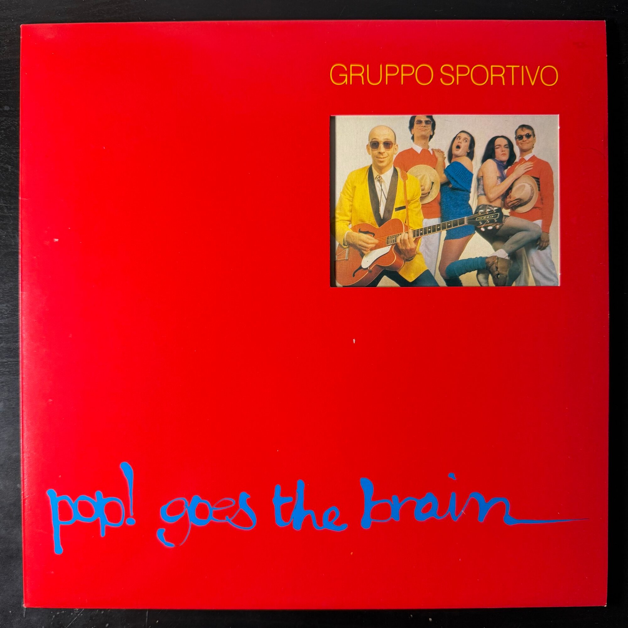 Виниловая пластинка Gruppo Sportivo Pop! Goes The Brain (Скандинавия 1981г.)