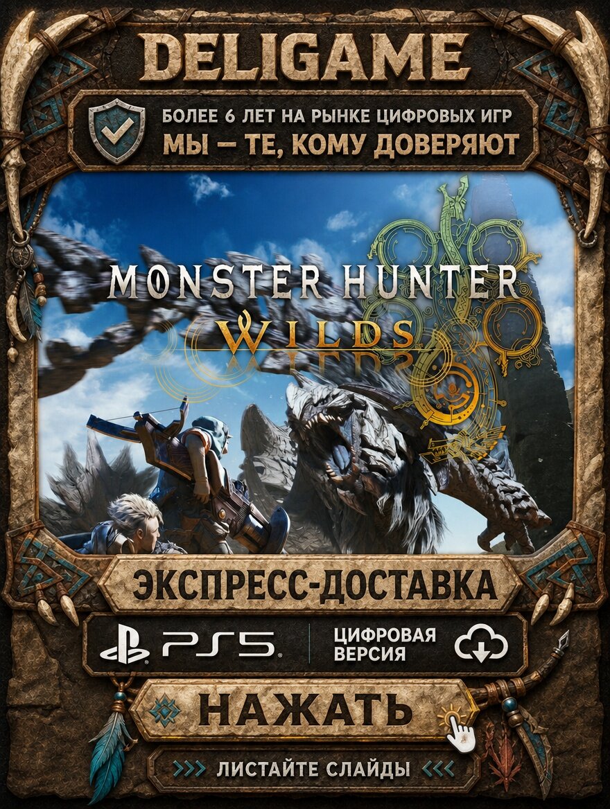 Monster Hunter Wilds для PS5 — С активацией