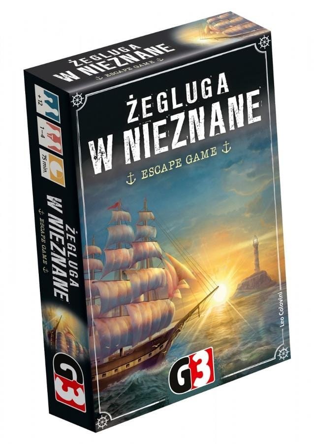 Настольная игра G3 Плавание в неизвестность , эскейп-игра, карточная игра, разноцветный