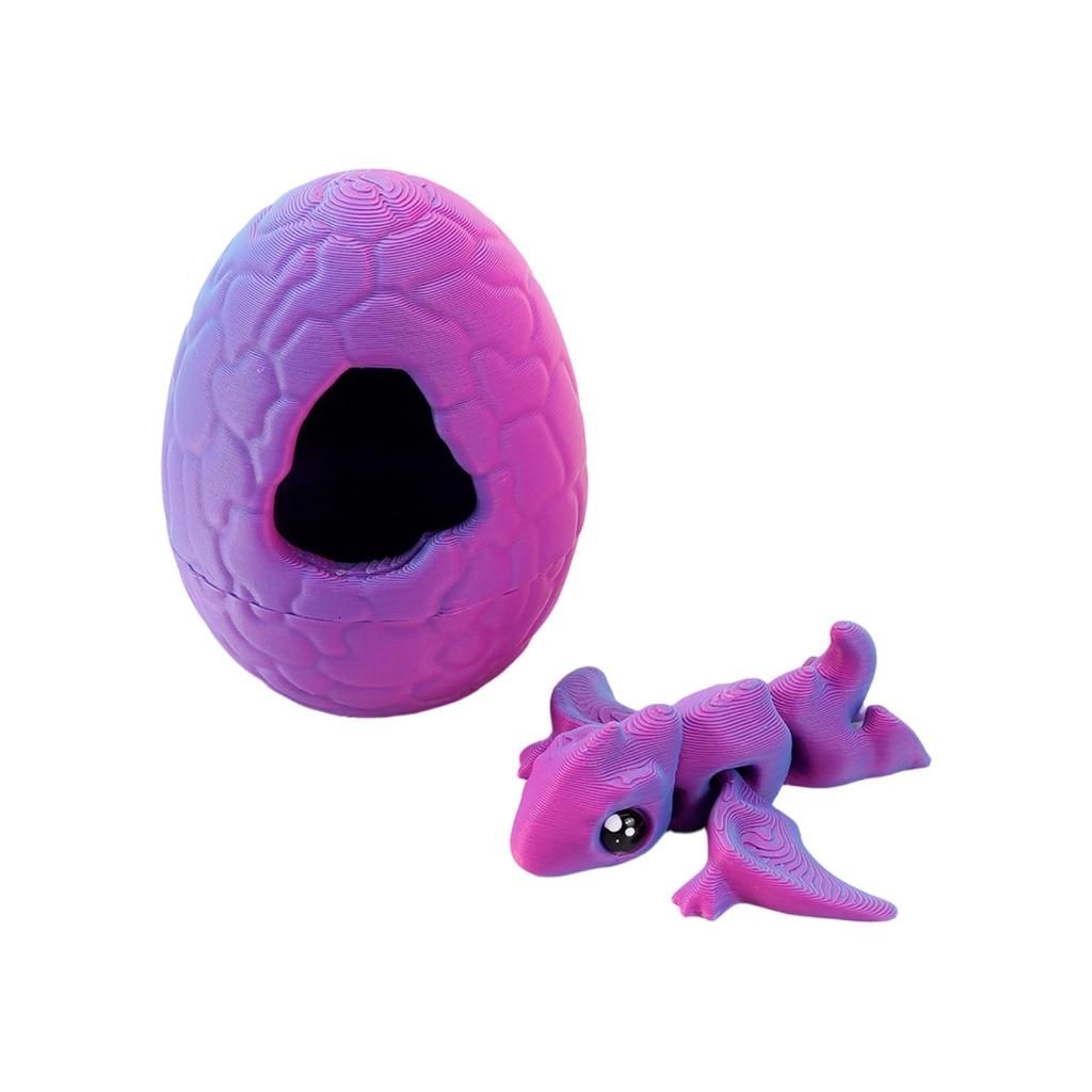 3D Печатный дракон с яйцами настольная игрушка, B - птерозавр