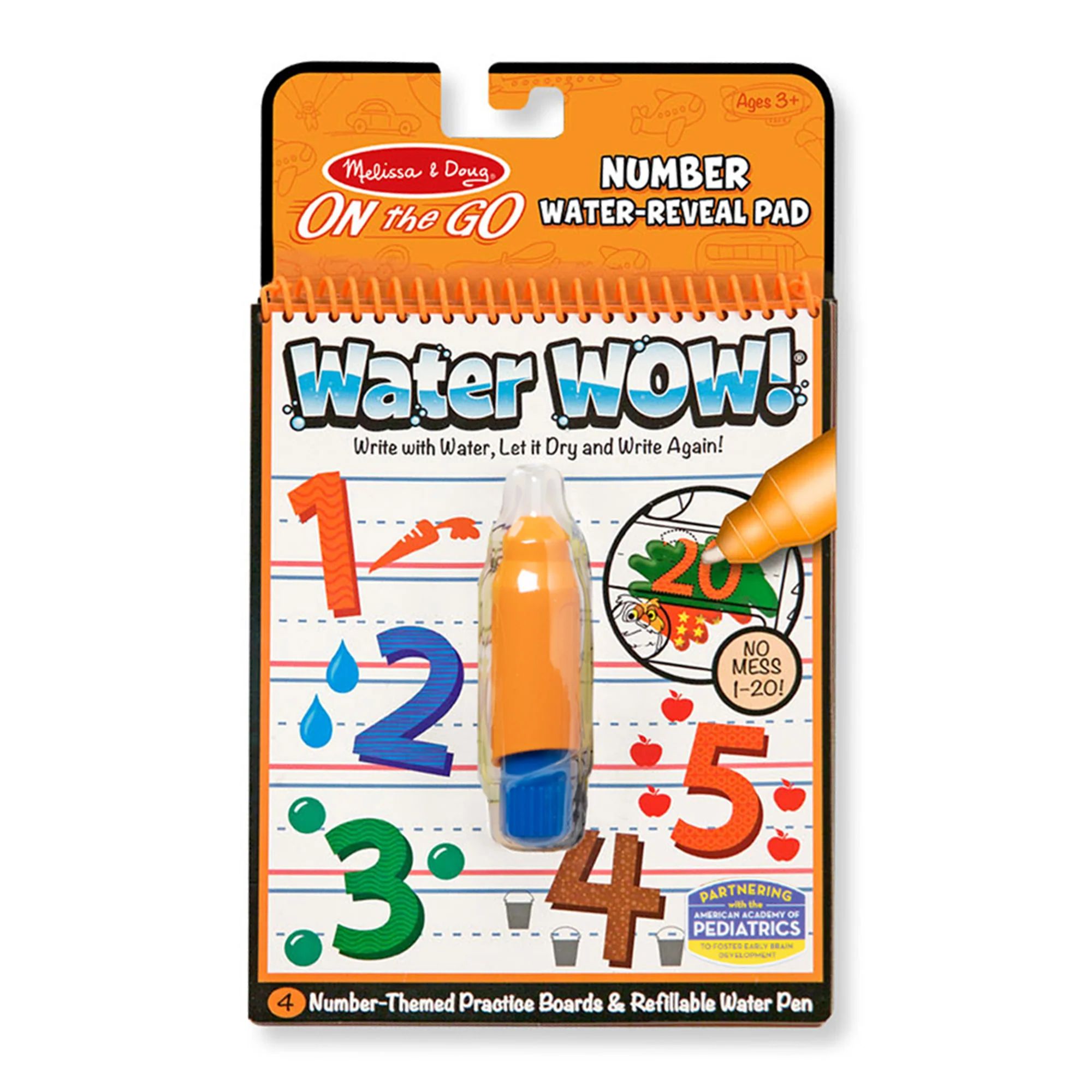 Многоразовая водная раскраска "Цифры" Melissa & Doug MD5399