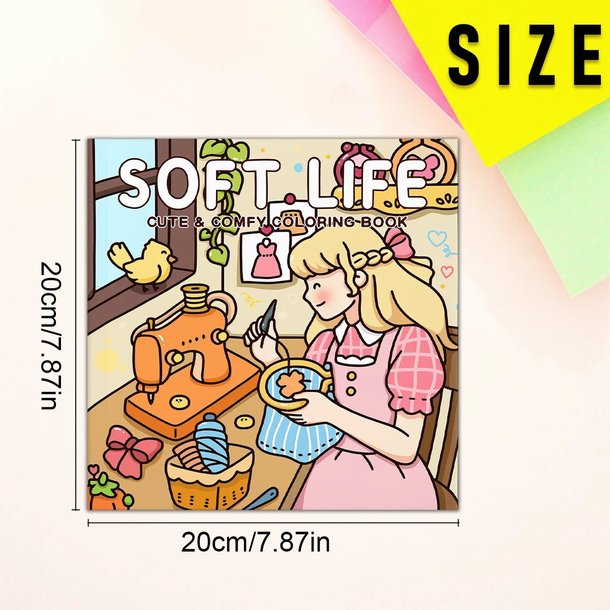 Книга-раскраска Для Взрослых SOFT LIFE CUTE & COMFY – Набор Для Рисования И Граффити
