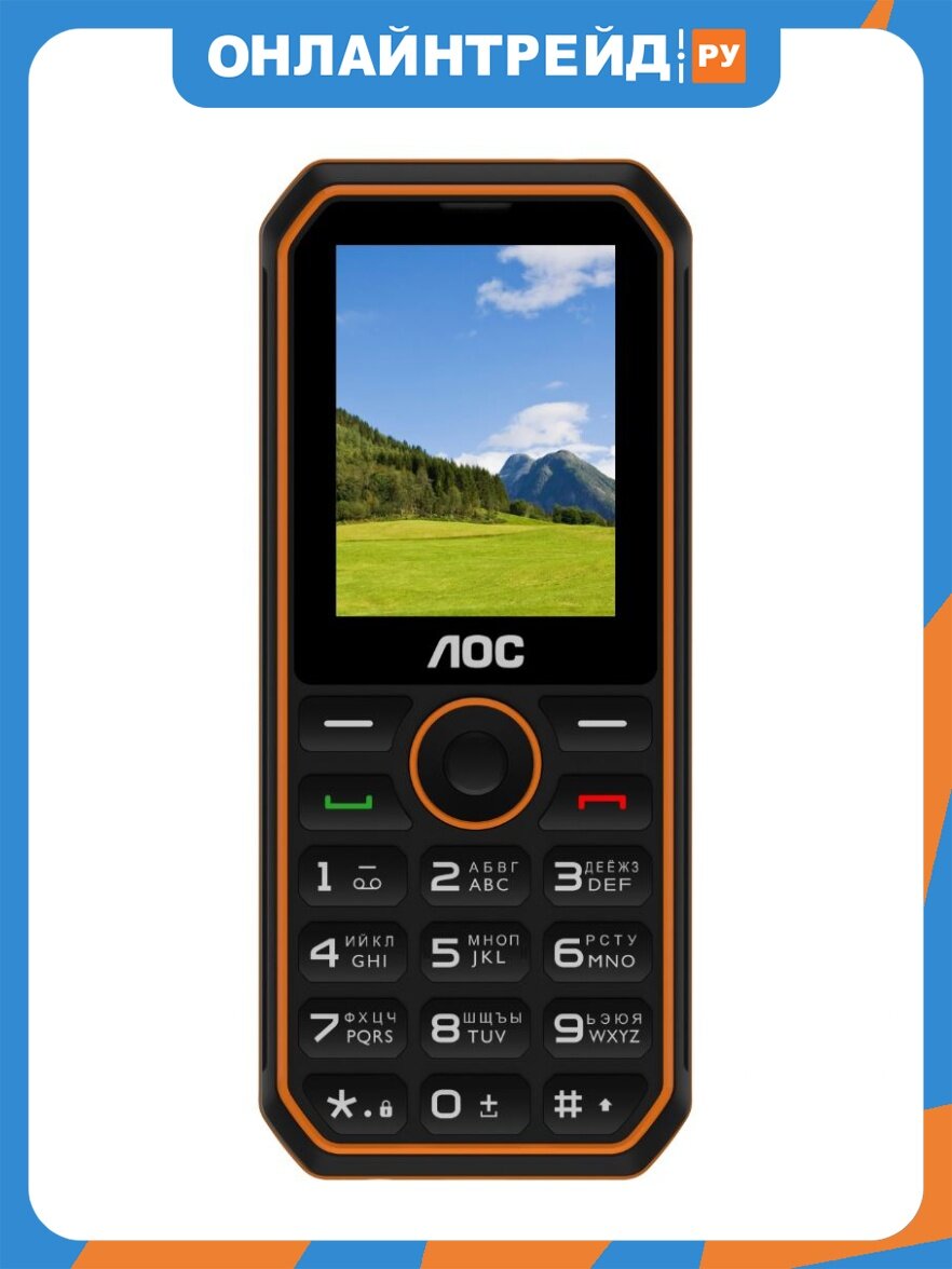 Мобильный телефон Aoc A248 Черный