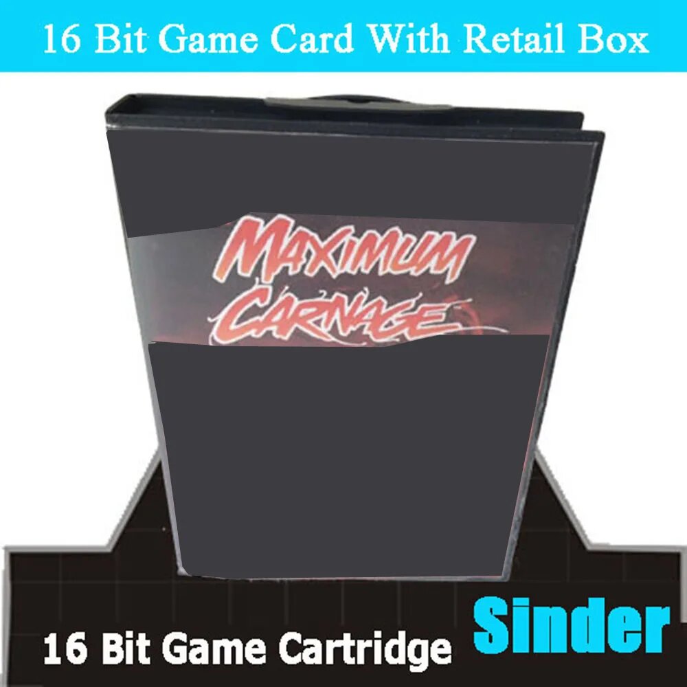 Игровой картридж Maximum Carnage Sega Megadrive Genesis, EU SHELL
