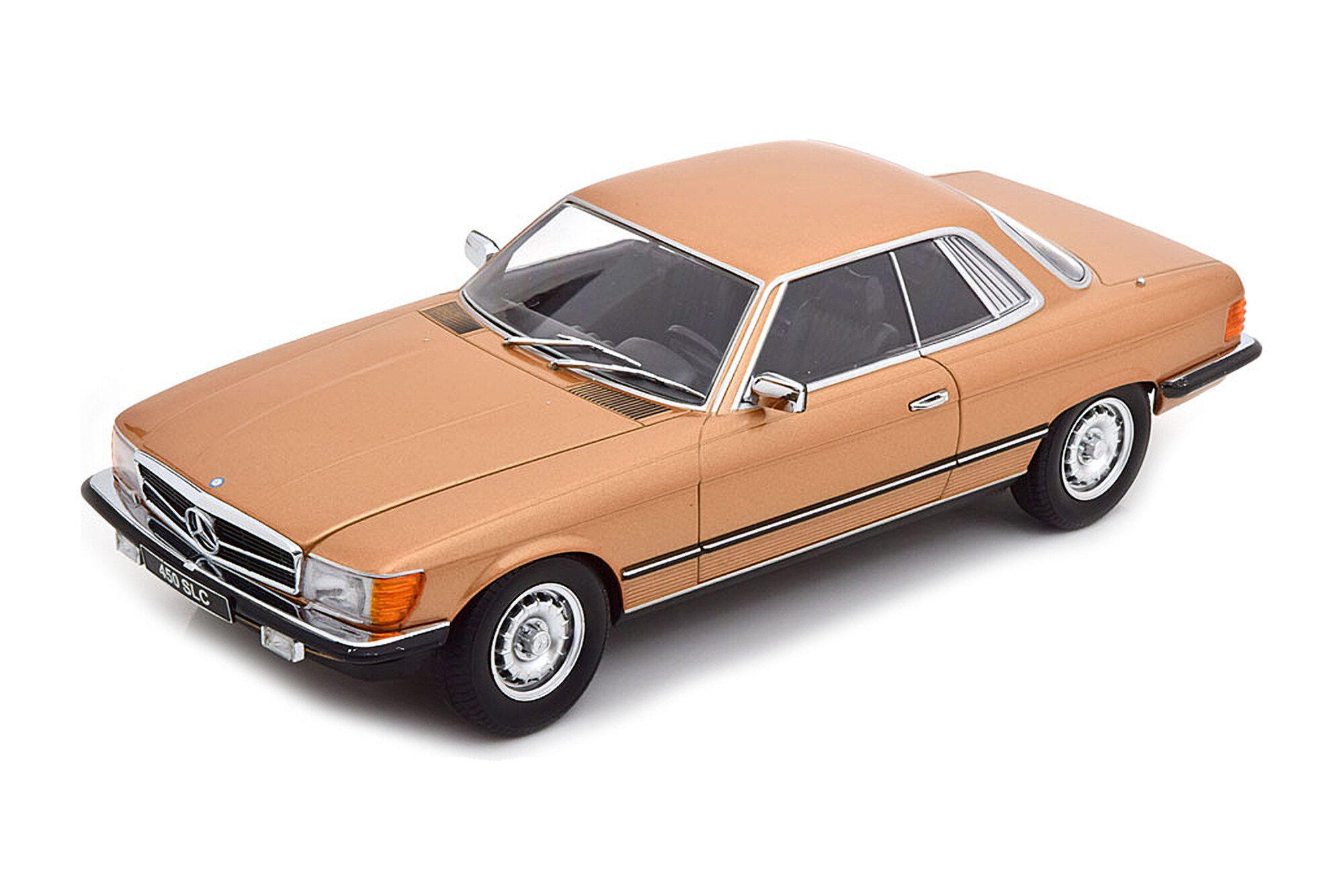 Модель коллекционная KK-SCALE Mercedes 450 slc C107 1973 golden metallic / мерседес слс купе золотой