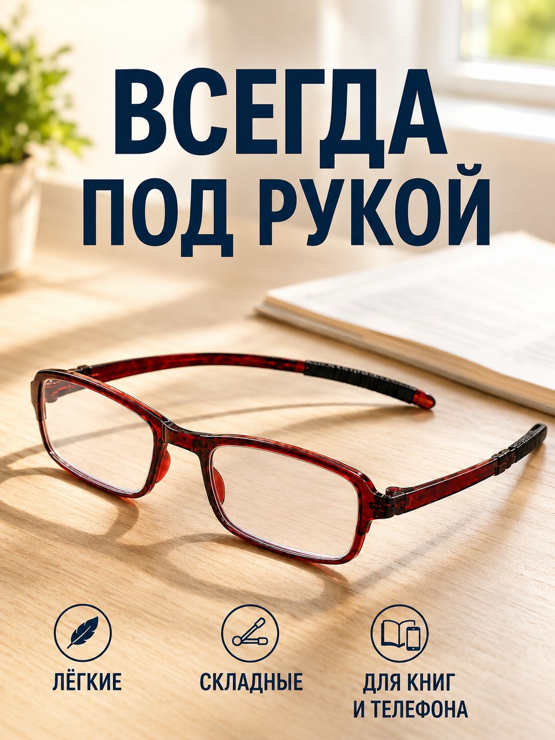 AHZ Лупа 4.00-кратная, диаметр: 48 мм