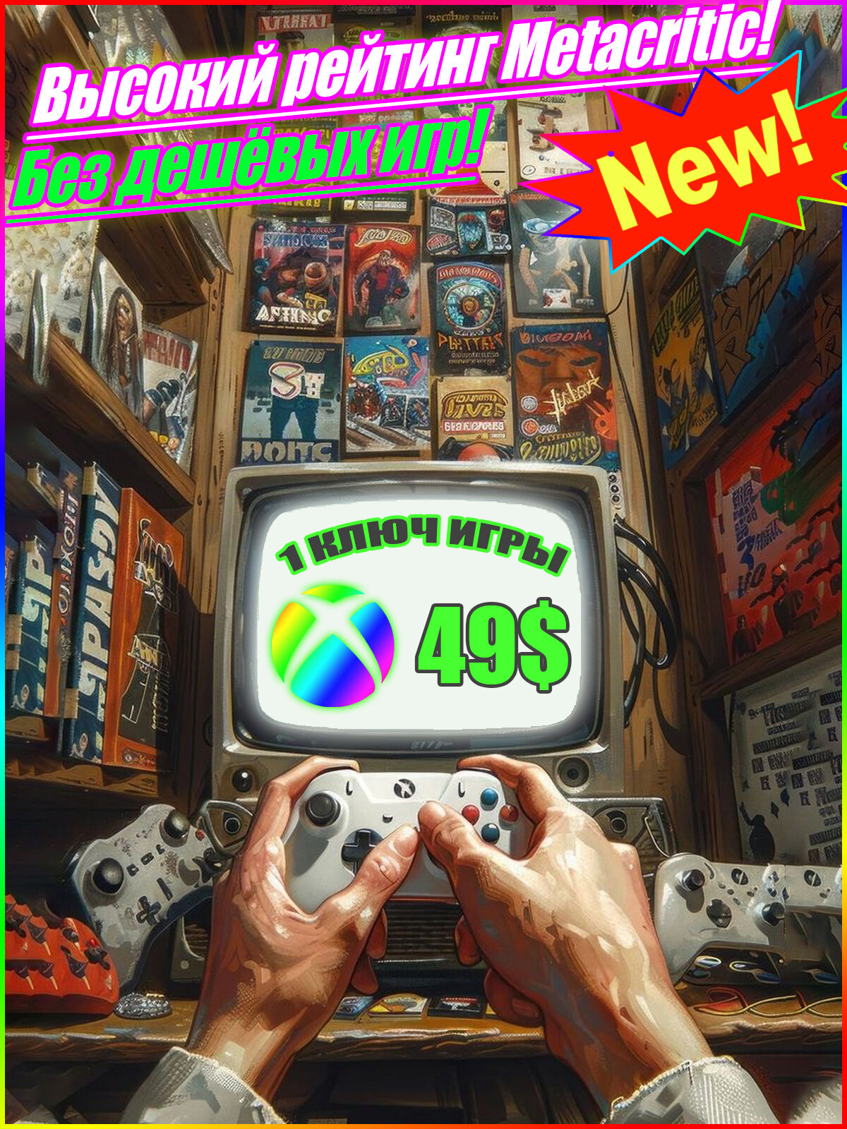 Геймерский Рандом Игра Ключ XBOX ONE SERIES X|S — Топ Хиты и Известные серии с отличными отзывами