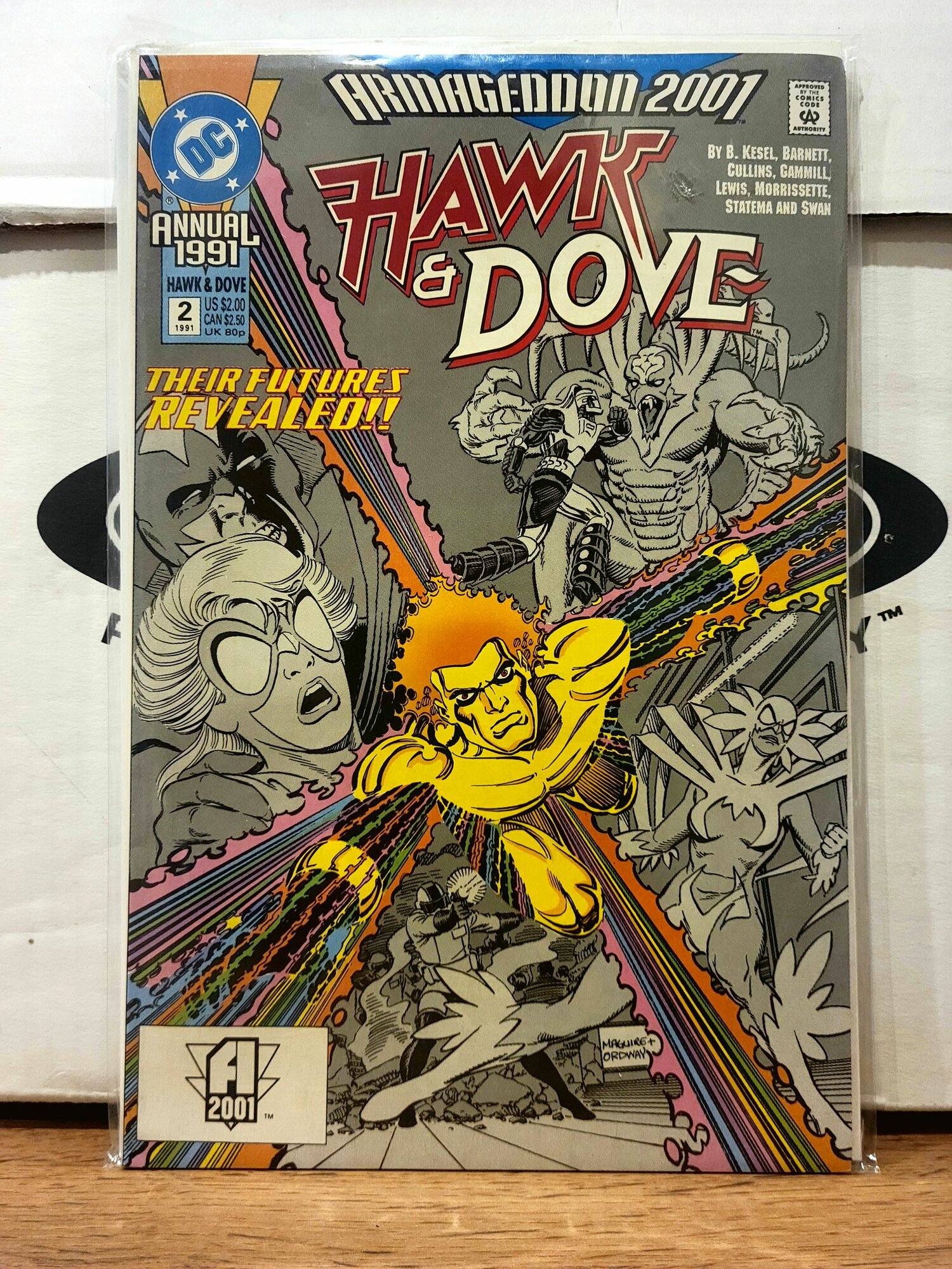 Ретро Комикс Hawk And Dove #2. 1991 Год. Оригинал!