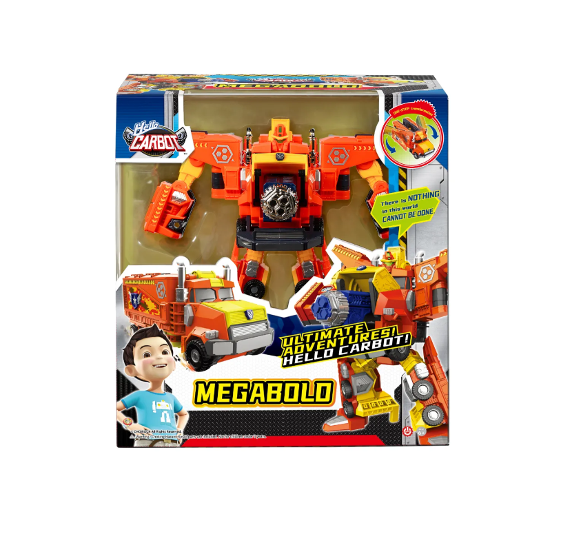 Карбот. Megabold трансформер 20 см, S5. Hello Carbot 66039