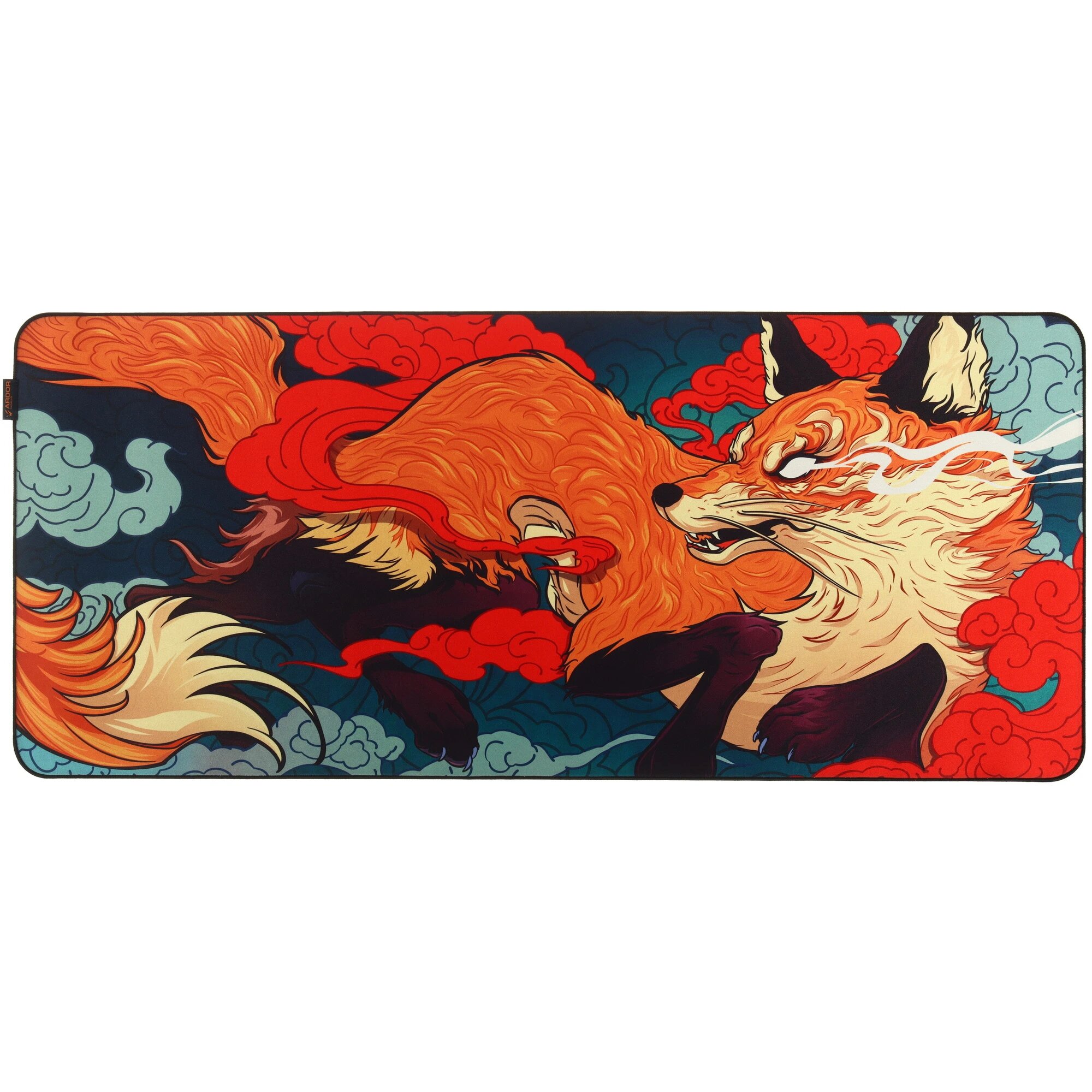 Коврик ARDOR GAMING Kitsune (XL) разноцветный, 900мм x 400мм x 4мм