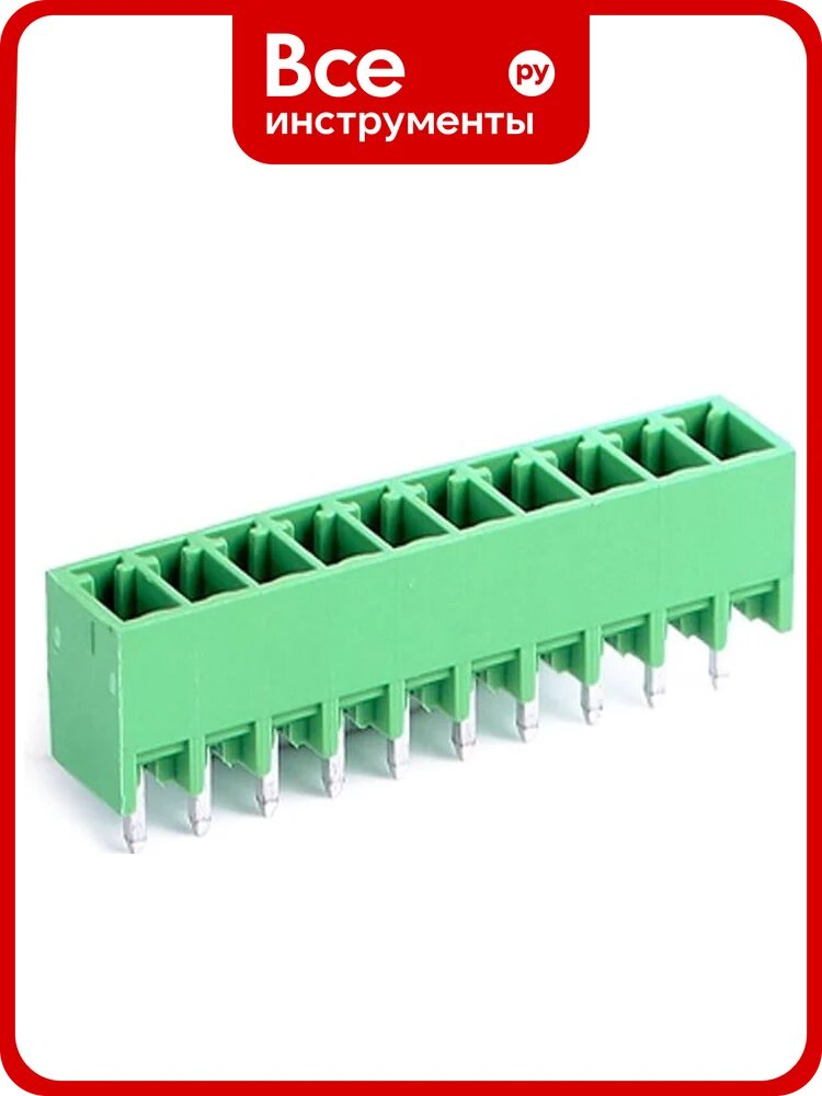 Клеммник Golten 2-контактный 3.5, прямой 15EGTVC-3.5-02P-14-00, 50 шт erp847863