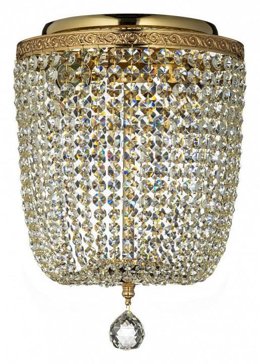 Люстра Arti Lampadari Castellana Castellana E 1.2.25.501 G цвет плафона подвески Прозрачный, цвет арматуры Золото